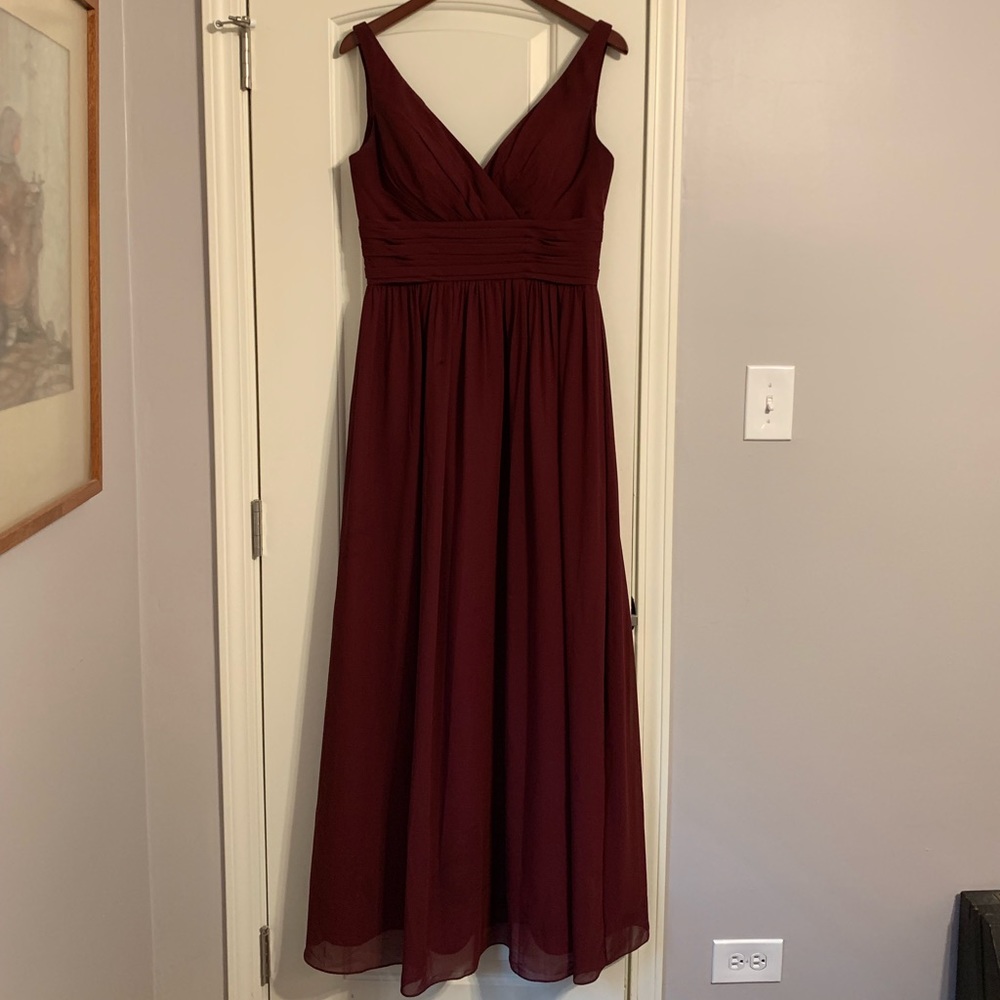Bill Levkoff bridesmaid dress “Wine”